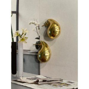 Isabella M Gold Platted Botegga Knock Offs Earrings